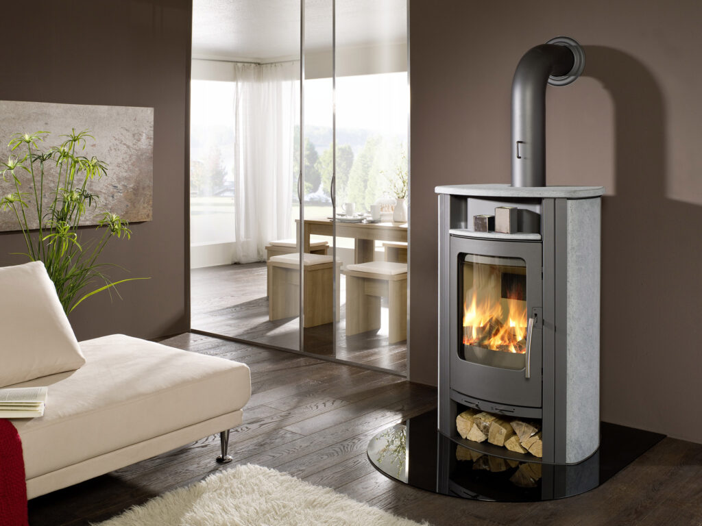 Caron Aqua vattenmantlad braskamin 2400x1800